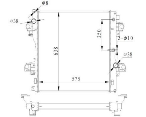 Radiator, engine cooling, Image 2