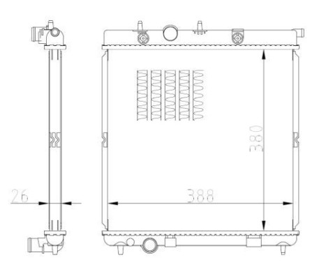 Radiator, engine cooling, Image 5