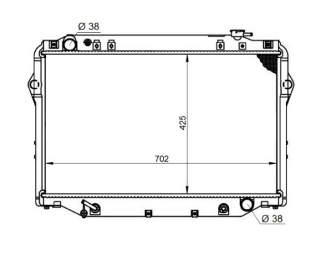 Radiator, engine cooling, Image 4