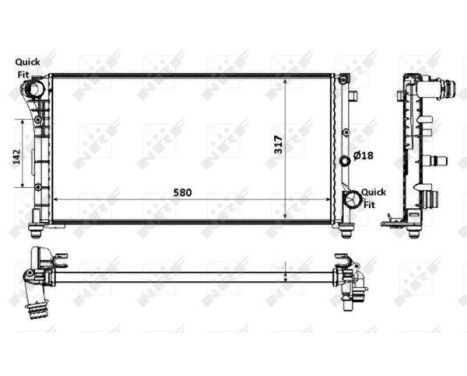 Radiator, engine cooling, Image 4
