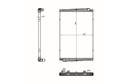 Radiator, engine cooling, Image 13