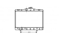 RADIATOR I TOYOTA TERCEL 5 / 86- 53002172 International Radiators