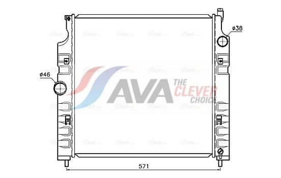 Radiator JE2089 Ava Quality Cooling
