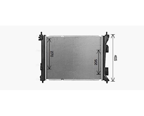 Radiator KA2343 Ava Quality Cooling, Image 2