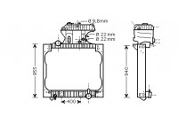 RADIATOR MAN TYPE TG-A ALL 00- 64002043 International Radiators