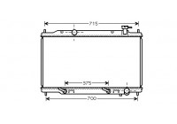 RADIATOR MAXIMA 35i AT from '03 13002319 International Radiators