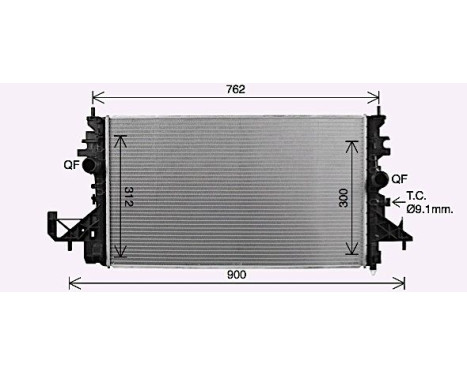 Radiator OL2743 Ava Quality Cooling