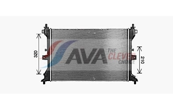 Radiator SZ2166 Ava Quality Cooling
