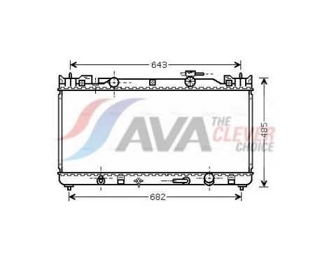 Radiator TO2282 Ava Quality Cooling