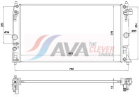 Radiator TO2808 Ava Quality Cooling