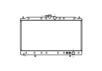 RADIATOR TOR MITSU. SIGMA 2./2.5 9 32002090 International Radiators