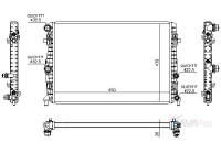 Radiator VN2450 Ava Quality Cooling