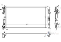 Radiator VN2451 Ava Quality Cooling