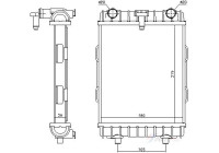Radiator VN2452 Ava Quality Cooling