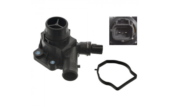 Thermostat, coolant 100228 FEBI