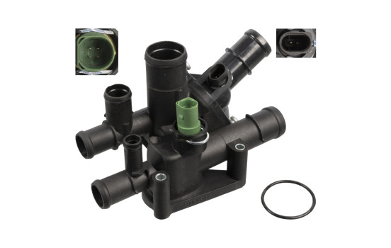 Thermostat, coolant 108921 FEBI