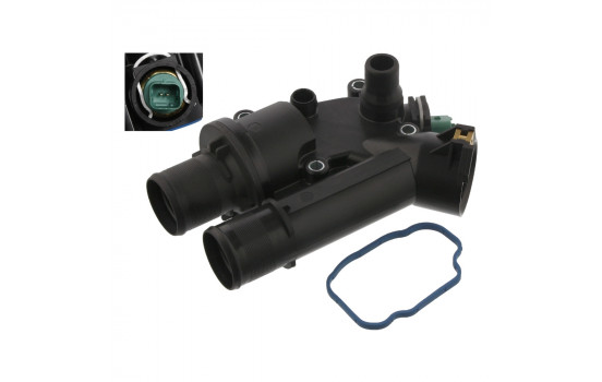 Thermostat, coolant 36037 FEBI