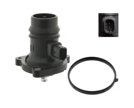 Thermostat, coolant ADG09255 Blue Print