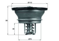 Thermostat, coolant BEHR