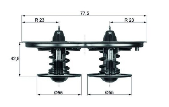 Thermostat, coolant BEHR