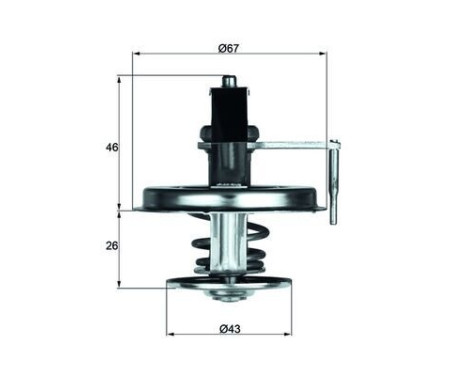 Thermostat, coolant BEHR