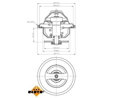 Thermostat, coolant EASY FIT, Image 5