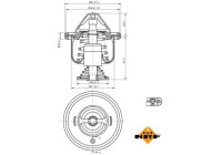 Thermostat, coolant EASY FIT