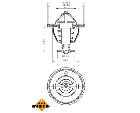 Thermostat, coolant EASY FIT, Image 5