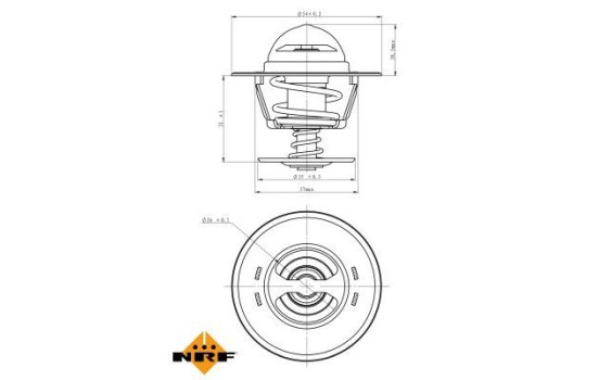 Thermostat, coolant EASY FIT, Image 3