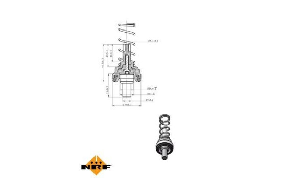 Thermostat, coolant EASY FIT, Image 2