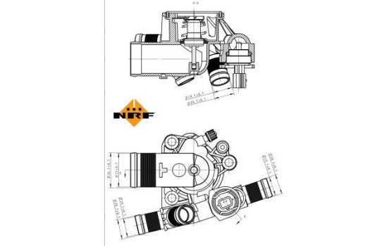 Thermostat, coolant EASY FIT, Image 2