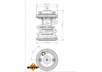 Thermostat, coolant EASY FIT