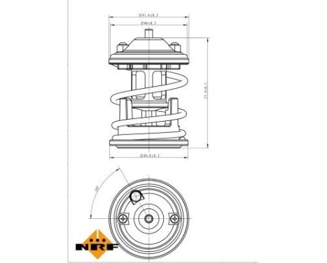 Thermostat, coolant EASY FIT, Image 5