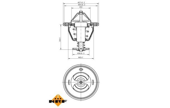 Thermostat, coolant EASY FIT