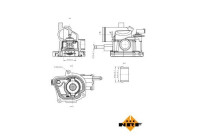 Thermostat, coolant EASY FIT