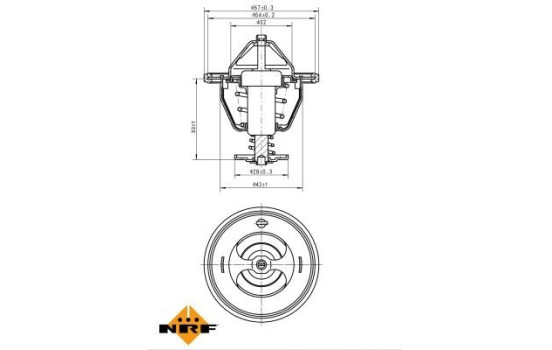 Thermostat, coolant EASY FIT, Image 3
