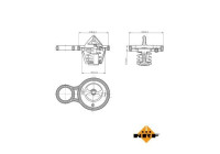 Thermostat, coolant EASY FIT