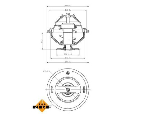 Thermostat, coolant EASY FIT, Image 3