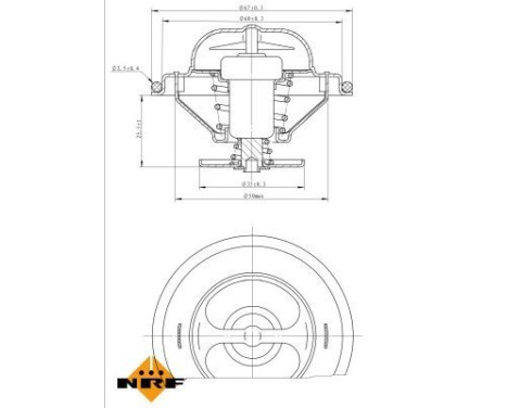 Thermostat, coolant EASY FIT, Image 3