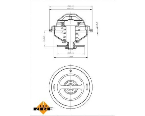 Thermostat, coolant EASY FIT, Image 5