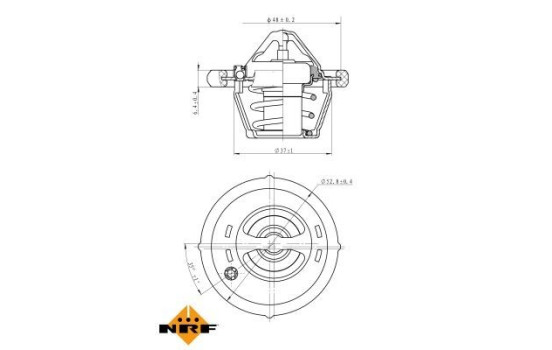 Thermostat, coolant EASY FIT, Image 4