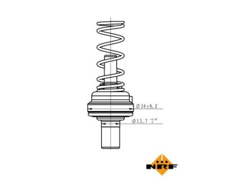 Thermostat, coolant EASY FIT, Image 5