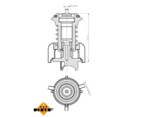 Thermostat, coolant EASY FIT, Image 5