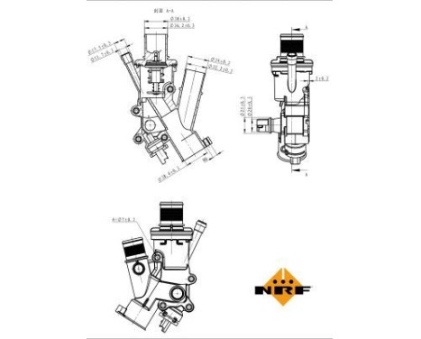 Thermostat, coolant EASY FIT