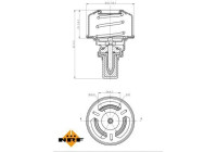 Thermostat, coolant EASY FIT