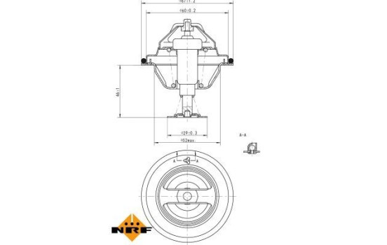Thermostat, coolant EASY FIT