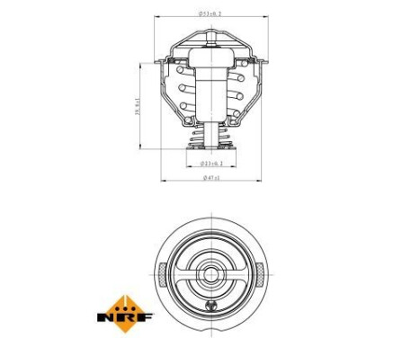 Thermostat, coolant EASY FIT, Image 5