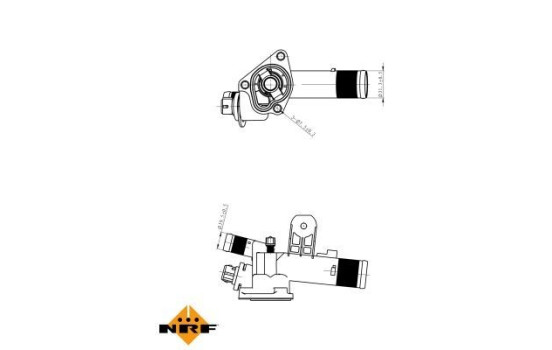 Thermostat, coolant EASY FIT