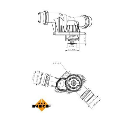 Thermostat, coolant EASY FIT