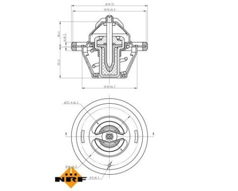 Thermostat, coolant EASY FIT, Image 5